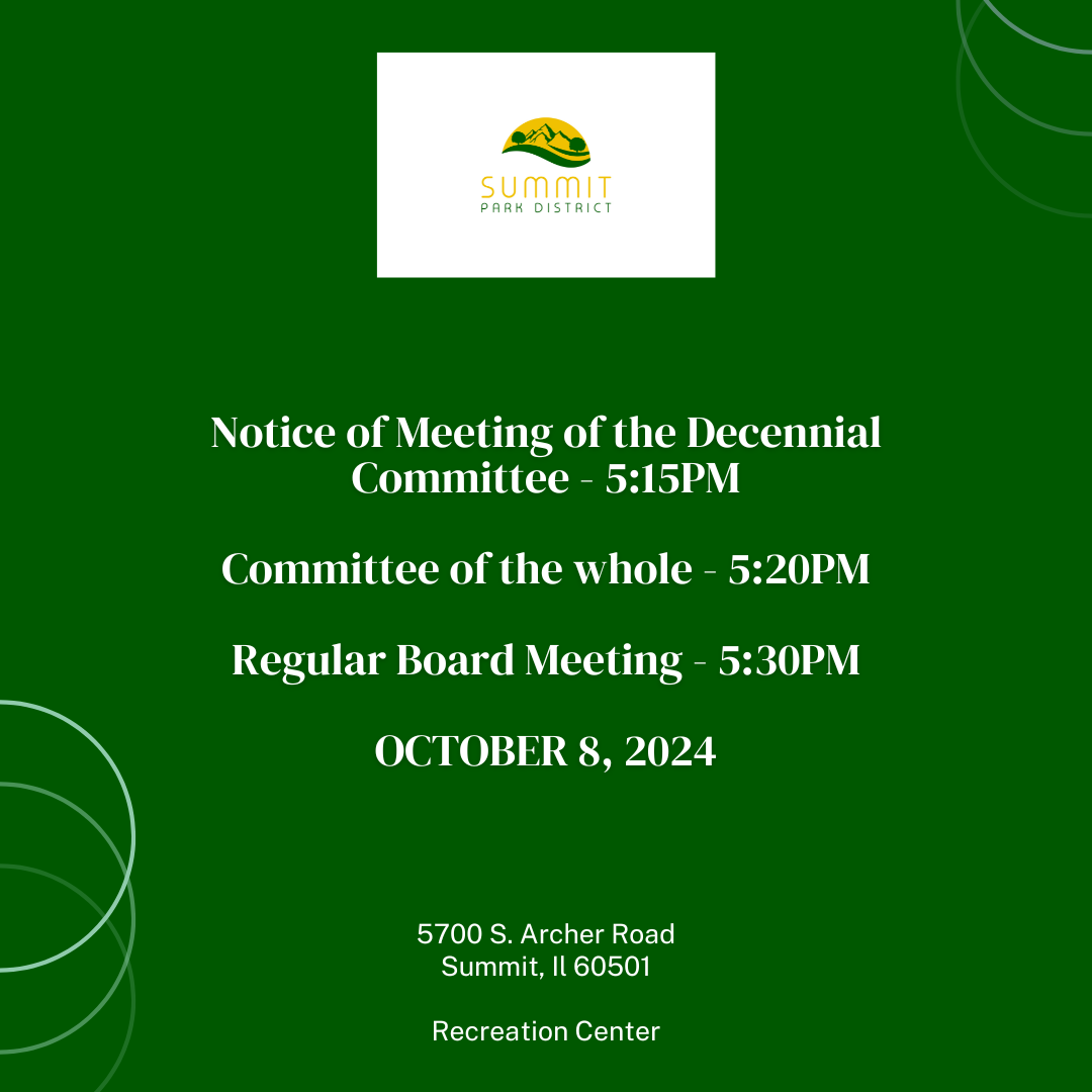 Upcoming Meetings