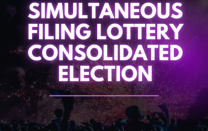 NOTICE OF SIMULTANEOUS FILING LOTTERY CONSOLIDATED ELECTION