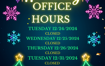 Holiday Office Hours