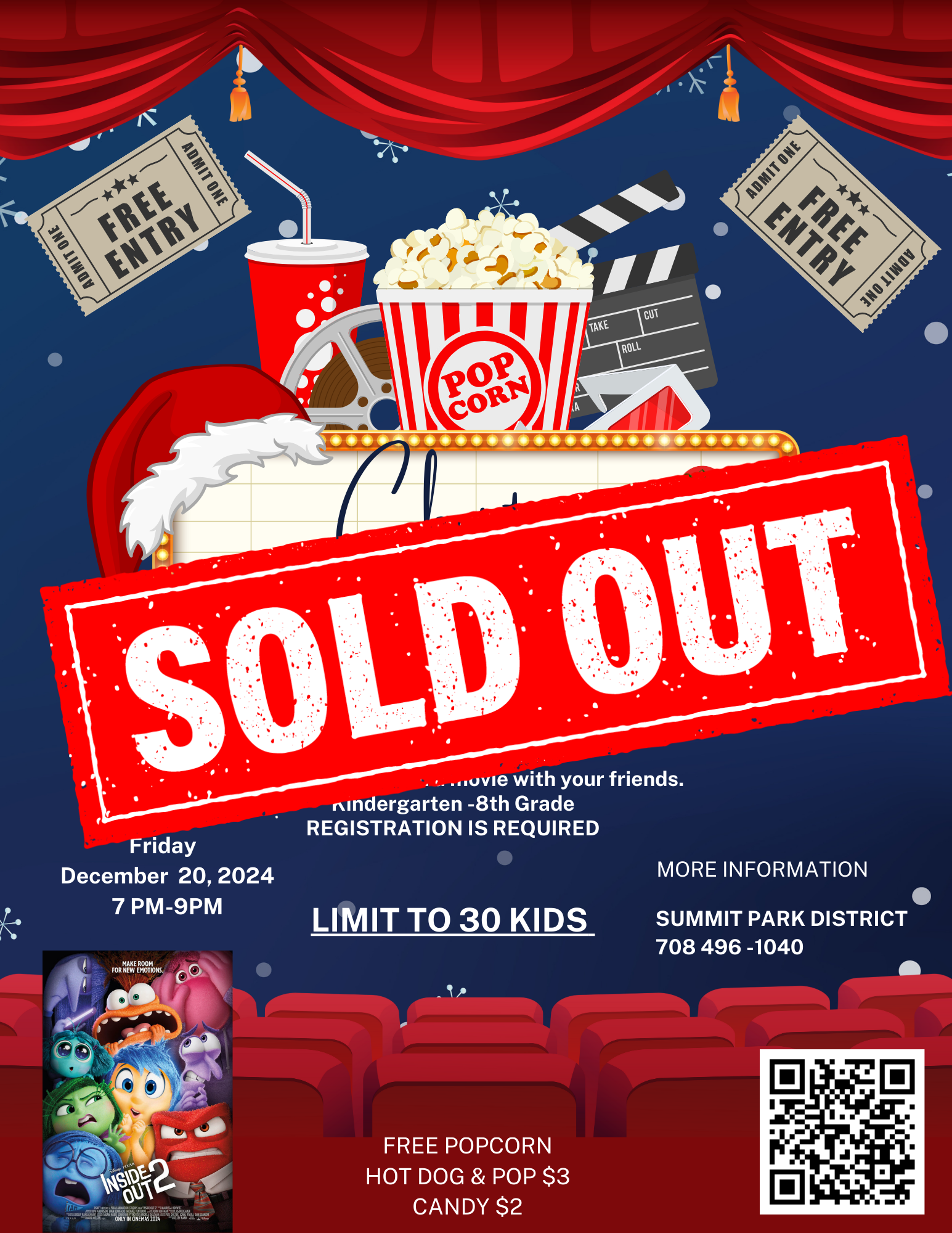 Christmas Movie Night SOLD OUT