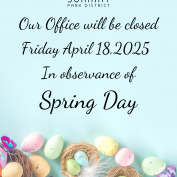Our office will be closed on Friday, April 18, 2025
