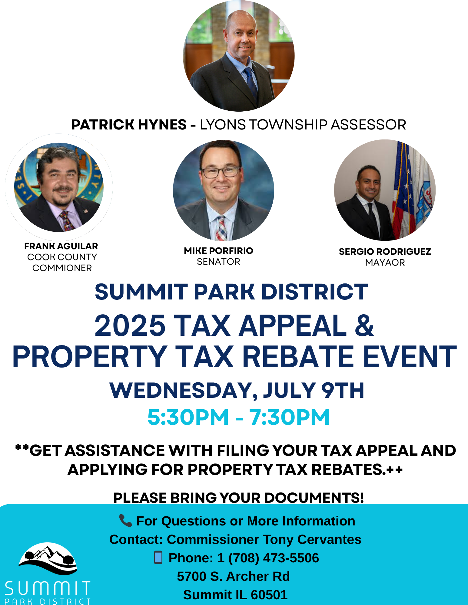 2025 TAX APPEAL & PROPERTY TAX REBATE EVENT